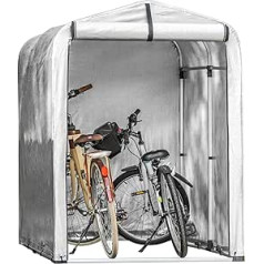 SoBuy KLS11 Aluminium Foil Tool Shed Tool Shed Foil Tent All-Purpose Canopy Garden Shed Garage Tent Bicycle Garage Storage Garage Foil Garage W x H x D x H x W x H x D x H x W x H x D x H x H x D x H