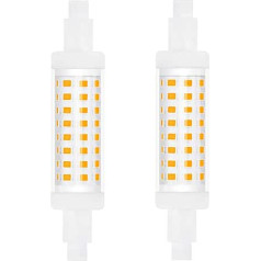 DoRight 6,5 W R7s LED spuldze vēsi balta 6000 K 78 mm lampas ligzda, kas nav regulējama 360° stara leņķis 650 lūmeni, kas atbilst 65 W halogēna lampai 200–240 V 2 gab.