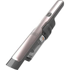 Black+Decker Dustbuster Slim DVC320BRG (12 V Battery Handheld Vacuum Cleaner in Super Slim Design, Wireless, Modern Digital Motor, 2 Suction Levels, Includes Charging Station, Crevice Tool and