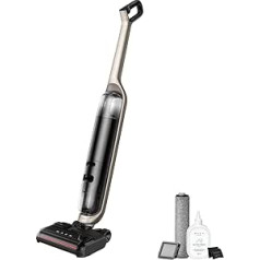 eufy MACH V1 Ultra bezvadu daudzfunkcionāls putekļu sūcējs ar tvaika mopu, SteamWave™, Always-Clean Mop™, 3x pašattīrīšanās, ekotīrs ozons, Tesla vārstu sajaukšana, Jetblades™ bērni un mājdzīvnieki