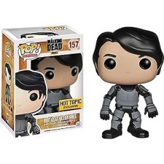 Funko Riot Gear Glenn Rhee (Hot Topic Exclusive): Walking Dead x POP! TV Vinyl Figure & 1 PET Plastic Graphical Protector Bundle [#157 / 04426 - B]