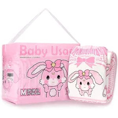 LittleForBig Adult Printed autiņbiksīšu iepakojums pa 10 — Baby Usagi (vidēji 71–96 cm)