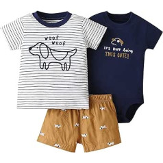 Generisch Baby Summer Outfits Boys, Dino Suit Children's Suit, Boys' Outfits Clothing Sets, Sportswear Boys Set, Newborn Clothing Boy, Baby Newborn Boy, Costume Bodysuit Baby Boy