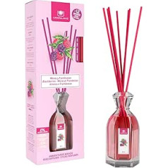 CRISTALINAS Klassischer Mikado Lufterfrischer - Langanhaltender Raumduft - Aroma difuzors (Brombeere - 90ml)