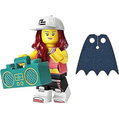 Lego minifigūras Series 20 Breakdancer Girl with Bonus Blue Cape — 71027