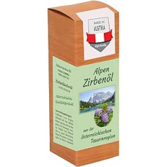 Alpu priežu eļļa ar labāko Šveices priežu eļļu no Austrijas; reģenerējošai masāžas ādas kopšanai; (25 ml (1 iepakojums))