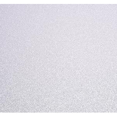 Venilia Vitrostatic Sand Static Window Film, Privacy Screen, Frosted Glass Film, Film for Shower Cubicle, Decorative Film for Glass, Transparent, 90cm x 1.5m, 200 µm (Thickness: 0.2 mm), 54341