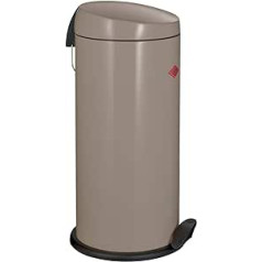 Wesco Tretabfallsammler Capboy Maxi 22 Liter warm grey, 71.7 x 31.5 x cm