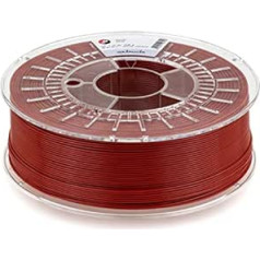 extrudr® PETG diametrs 1,75 mm (1,1 kg) “Hellfire Red/Red” — 3D printera pavediens — ražots Austrijā — augstākā kvalitāte par godīgu cenu