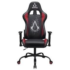 Assassin's Creed — Ergonomischer Gaming-Stuhl Verstellbare Rückenlehne/Armlehnen — pieaugušo spēļu vadītāja offizielle Lizenz