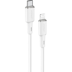 Acefast cable MFI USB Type C - Lightning 1.2m, 30W, 3A white (C2-01 white)