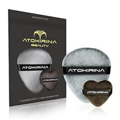 Atokirina Blender Puff 2.0 — Beauty Blender kosmētikas aplikatori Perfect Makeup Primer Foundation Professional Beauty Set Bez lateksa Super mīksta auduma mīkstās malas