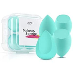 Duaiu Губка для макияжа DUAIU, 4 шт., набор спонжей для основы Beauty Blender, 4 цвета, блендер без латекса, косметические спонжи для макияжа с 1 футляром д