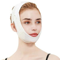 Cococo Face V Shaper Facial Slimming Bandage Chin Jaw Slim Lift Up Belt Anti Wrinkle Strap Band 072White