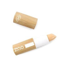 Zao Essence Of Nature ZAO Concealer 491 ziloņkaula gaiši bēša korektora nūja, pārklājuma nūja, korektors, atkārtoti uzpildāmā bambusa traukā