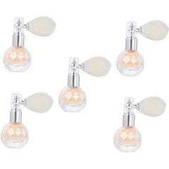 Popetpop Pack of 5 Body Airbag Pulveris Putekļu Pulveris Izgaismotājs Pudelīte Pūderis Make Up Izsmidzināmais Pulveris Sieviešu Ķermeņa Sequins Izsmidzināmais Pudelīte Sejas Pulvera Glitter Sprayer Spray