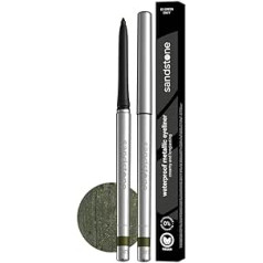 Sandstone Scandinavia Allergy Friendly Eyeliner Pencil - Clean & Nordic - Sandstone Metallic Eyeliner (Green Envy)