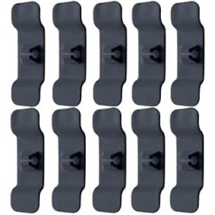 5/10 Pieces Cable Winder Cable Management Clip Cable Holder Keeper Organiser for Hot Air Fryer Coffee Machine Kitchen Appliances 10 Pieces Grey