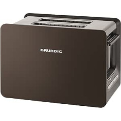 Grundig TA 7280 G Toaster 2-Schlitz mit Bräunungsgradeinstellung, Grey Sense