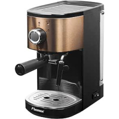 Bestron 2 tasīšu espresso automāts ar grozāmu tvaika sprauslu 15 bāri 1450 vati vara
