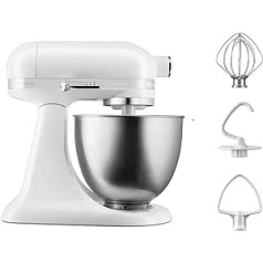 KitchenAid 5KSM3310XEWH virtuves kombains no nerūsējošā tērauda