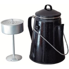 Coffee machine made of enamelled iron, capacity 2 litres, with sieve from the brand CAMPE OUTDOORS.