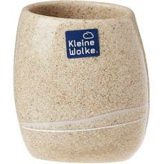 Kleine Wolke Stones Toothbrush Beaker, Sandy Beige