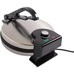 Pancake Machine, Press Papad Maker, Crepe Maker with Non-Stick Cooking Plate, Double-Sided Heating, for Pancakes, Pan Cakes, Omelettes, Palate Ham, 1800 W