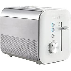 Breville 2 Slice Toaster | High Gloss Collection | With Adjustable Toasting/Lift Mechanism | White [VTT676]