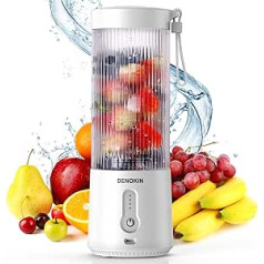Portable Blender for Smoothies and Shakes, Portable Blender Smoothie Maker USB Stand Mixer Mini Mixer to Go for Sports, Travel and Kitchen
