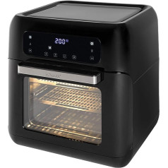 Bomann FR 6031 H CB Hot Air Fryer with 4 Slot Heights for Optimal Baking Results Oil and Grease Free Hot Air Fryer Black