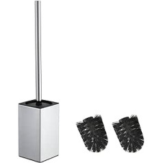 BGL 304Stainless Steel Matt Chrome Square Stand Toilet Brush Holder