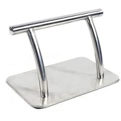 Futchoy Stainless Steel Footrest, Professional Mobile Footrest, 30 x 19 x 18 cm Foot Pedal Parts for Hairdressers, Beauty, Spa, Nail Massage, Salon Chairs