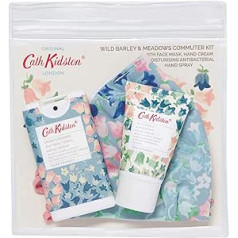 Cath Kidston Пригородный комплект Cath Kidston Bluebells | Маска для лица, крем для рук 30 мл и антибактериальный спрей для рук 15 мл | Без жестокости и для вег