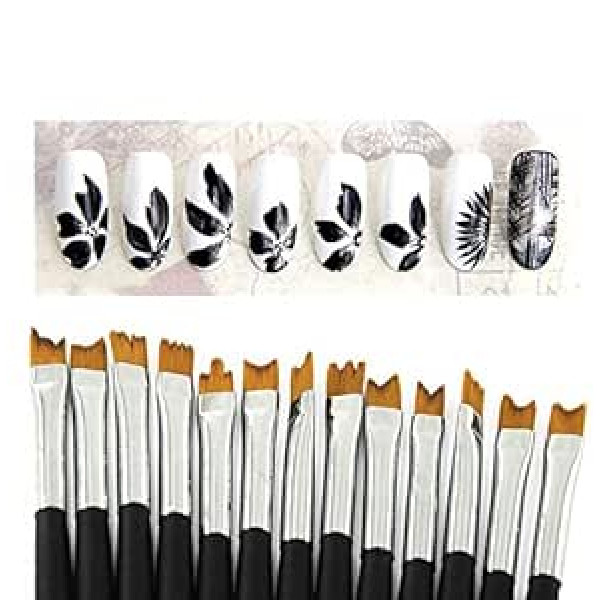 Kads 13 Nail Art Brush/Brushes Nail Art Painting Pen Brush Set