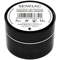 Semilac French Gel White 15 g Builder Gel