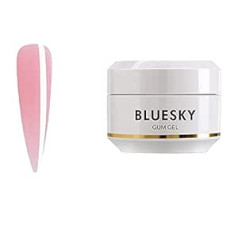 Bluesky Gum Gel UV gēla nagu laka Soft Clear Pink 15g