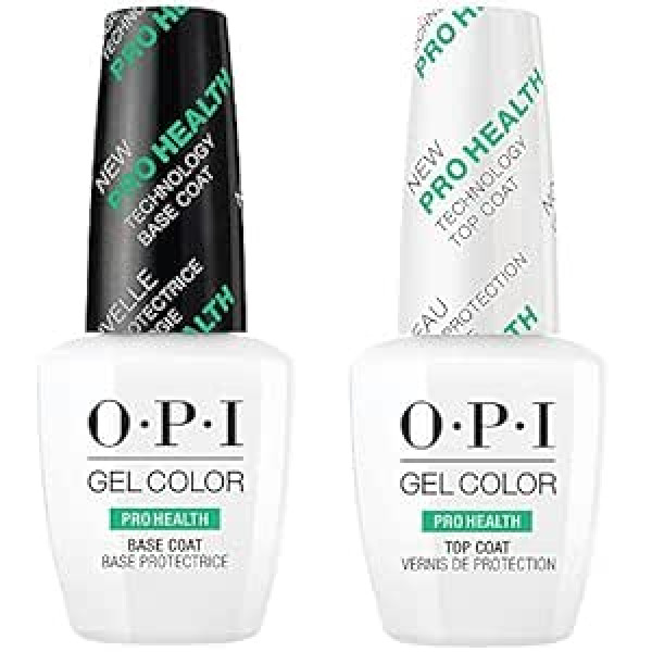 OPI GELCOLOR ProHealth base coat & top coat [15ml]