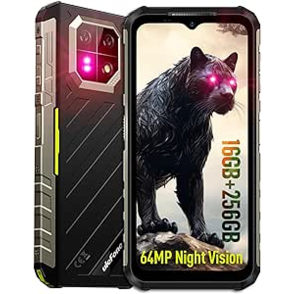 Ulefone Armor 22 (256 GB) viedtālrunis, neplīstošs Android 13.16GB + SD-512GB 6.58