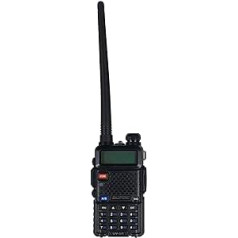 Baofeng UV-5R taktiskais radio augstas veiktspējas pārnēsājams divvirzienu radio ar 1800 mAh akumulatoru