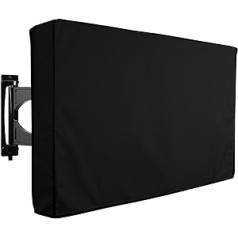 KHOMO GEAR Outdoor TV Cover, Panther Series, Universal Weatherproof Protector for 65-70 inch TVs, Fits Most Mounts