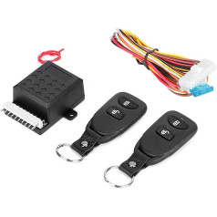 Biuzi Car Central Locking, 1 Piece 12 V 433.92 MHz Universal Car Central Alarm System Remote Control Anti-Theft Device