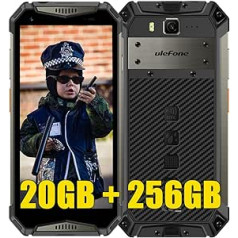 Ulefone Armor 20WT Outdoor Mobile Phones without Contract 2023, MTK G99 20GB + 256GB Outdoor Smartphone Android 12, 50MP + 16MP, 5.65 Inch FHD+, 10850mAh Battery, IP68 Mobile Phone without Contract,