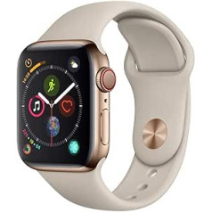 Apple Watch Series 4 40 mm (GPS + Cellular) — Edelstahlgehäuse Gold Gold Milanaise (Generalüberholt)