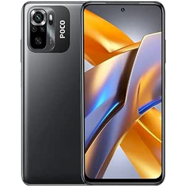 Xiaomi Poco M5s 4G LTE GSM (128 GB + 4 GB) 64 MP četrkodolu kamera 6,4 collu astoņkodolu (nav paredzēta ASV tirgum) globāli atbloķēta + (ar ātro lādētāju) (pelēka (globālā versija))