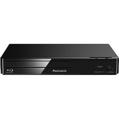 Panasonic Blu-ray atskaņotājs (3D, Full HD mērogošana, interneta lietotnes, LAN ports, USB, MKV atskaņošana), DMP-BDT167EG