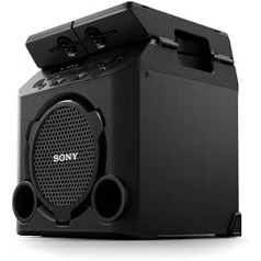 Sony GTK-PG10 lieljaudas ballīšu skaļrunis (vienas kastes Hifi mūzikas sistēma, iebūvēts akumulators) melns