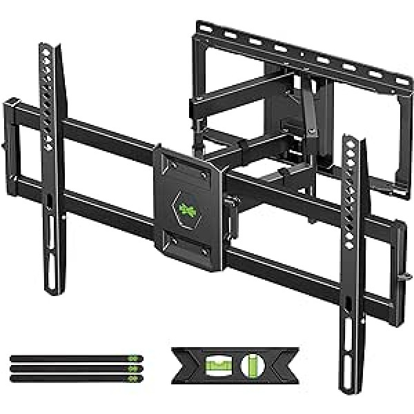 TV Wall Mount, Swivelling, Tilting, for 47-84 Inch LED/LCD/Plasma TVs, Max. VESA 600 x 400 mm, TV Mount with Extendable Ultra-Strong Double Arm, up to 60 kg