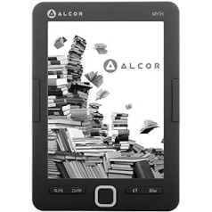 Alcor Myth e-grāmatu lasītājs 4GB, 5999561502632, melns, viens izmērs
