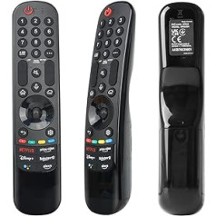 AKB76039901 MR22GA Magic Remote Control for LG Magic Remote, Smart Voice TV Remote Control Replacement for LG Remote Control for TV 2021 2022, Compatible with LG TV Magic Remote, with Shortcut Buttons